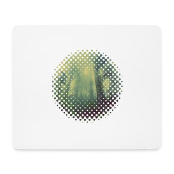 Nebelwald Spot - Mousepad (Querformat) - Weiß - Vorne
