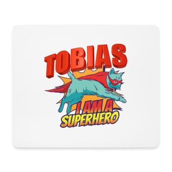 Tobias - Mousepad (Querformat) - Weiß - Vorne