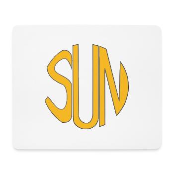 Sun. - Mouse Pad (horizontal) - white - Front
