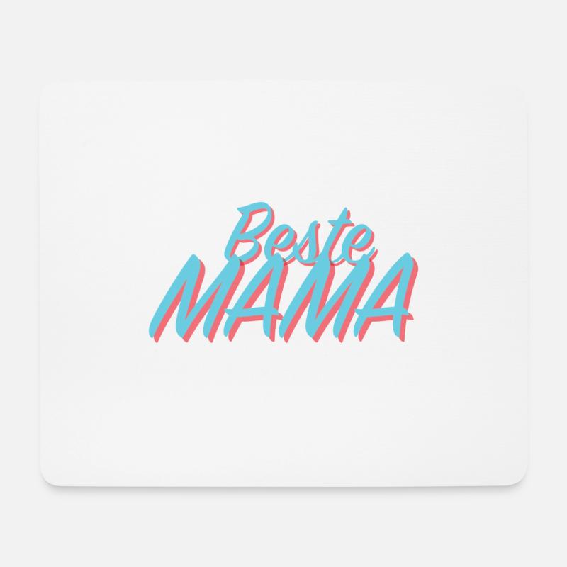 Beste Mama - Mousepad (Querformat) - Weiß