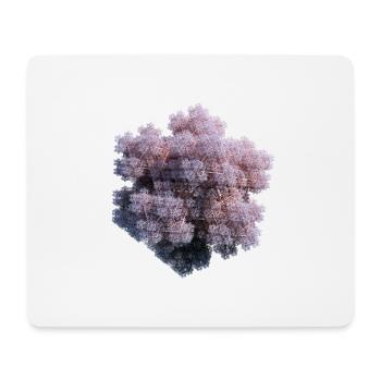 White Fractals - Mouse Pad (horizontal) - white - Front