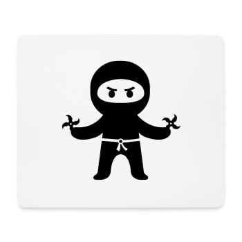 ninja - Mouse Pad (horizontal) - white - Front