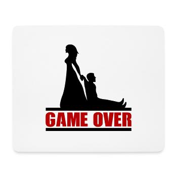 Fin du jeu - Tapis de souris (format paysage) - blanc - Devant