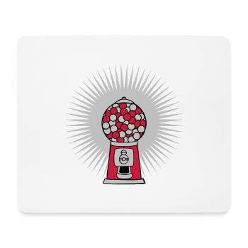 Strahlen Kaugummi Spender - Mousepad (Querformat) - Weiß - Vorne