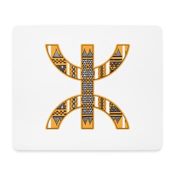 Z imazighen pattern Kabyle carpet Algeria - Mouse Pad (horizontal) - white - Front