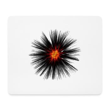 Dunkle Explosion - Mousepad (Querformat) - Weiß - Vorne