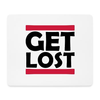 Strip Get Lost - Mouse Pad (horizontal) - white - Front