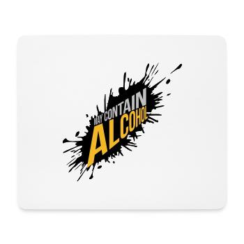 Farbklecks May Contain Alcohol - Mousepad (Querformat) - Weiß - Vorne