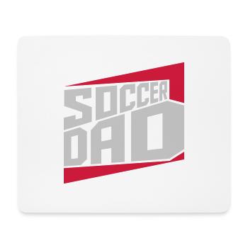 Cool Soccer Dad Logo - Mousepad (Querformat) - Weiß - Vorne