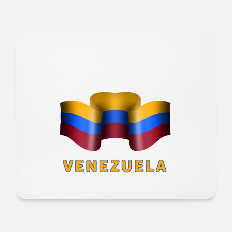 Venezuela - Tapis de souris (format paysage) - blanc