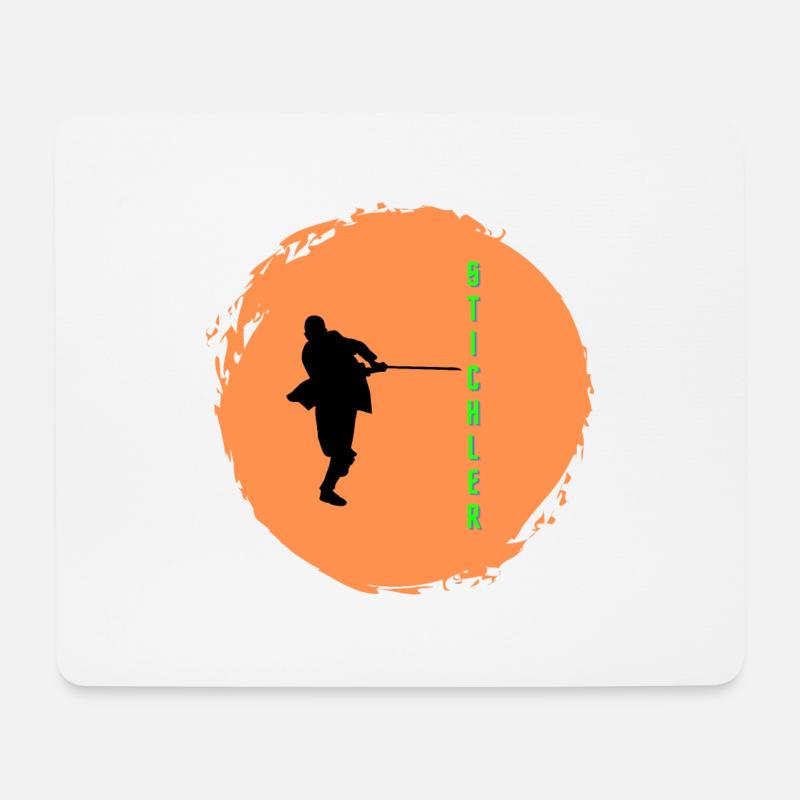 Stichler - Mousepad (Querformat) - Weiß