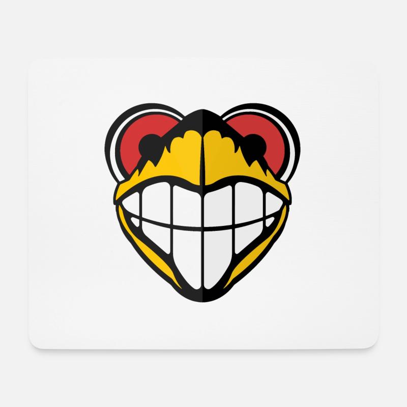 Rabe - Mousepad (Querformat) - Weiß