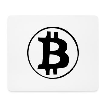 Bitcoin Crypto Currency Virtual Life Vector 4 - Mouse Pad (horizontal) - white - Front