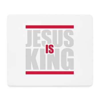 jesus is king Zitat - Mousepad (Querformat) - Weiß - Vorne