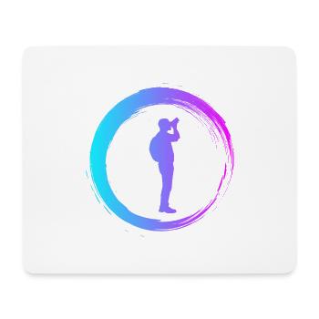 Sporty Hobby Leidenschaft Fotograf - Mousepad (Querformat) - Weiß - Vorne