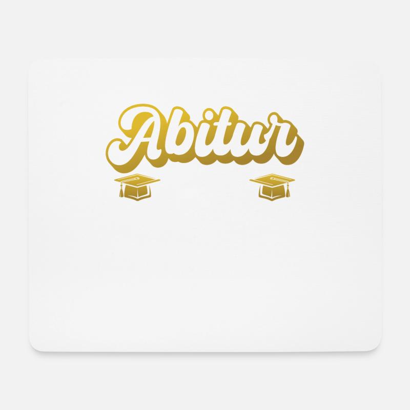 Abitur 2024 Abi Geschenk - Mousepad (Querformat) - Weiß