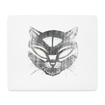 EvilCat Robot - Mouse Pad (horizontal) - white - Front