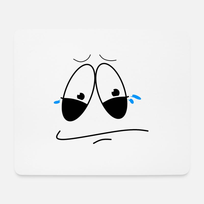 Schmerz - Mousepad (Querformat) - Weiß