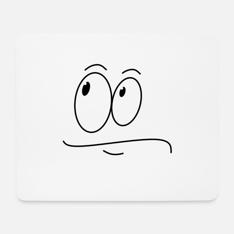 Denker - Mousepad (Querformat) - Weiß
