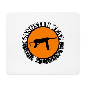 Gangster Team Gun 002 - Tapis de souris (format paysage) - blanc - Devant