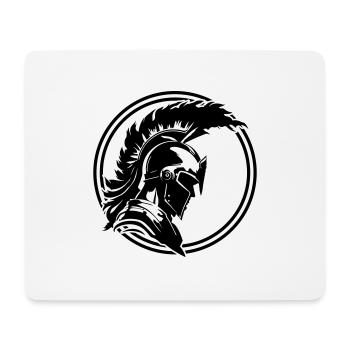 Krieger Sparta Helm Spartaner - Mousepad (Querformat) - Weiß - Vorne