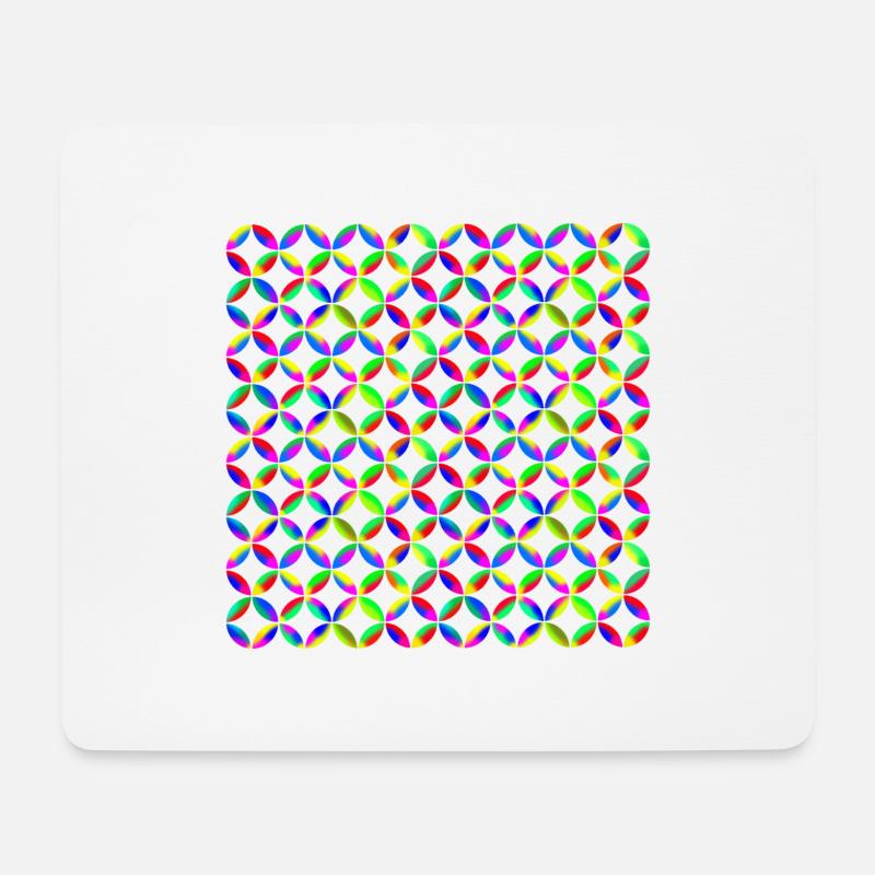 Muster - Mousepad (Querformat) - Weiß