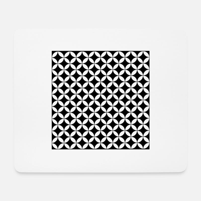 Muster - Mousepad (Querformat) - Weiß