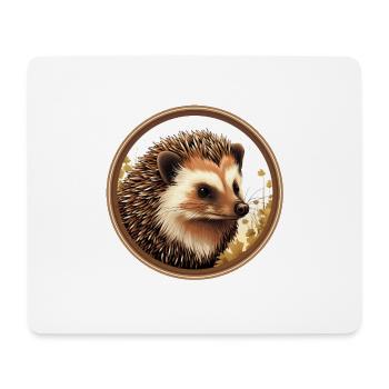 Hedgehog - Mouse Pad (horizontal) - white - Front