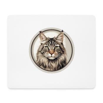 American Bobtail Cat - Mouse Pad (horizontal) - white - Front