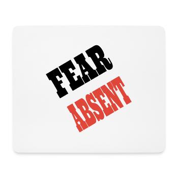 FearAbsent - Mouse Pad (horizontal) - white - Front