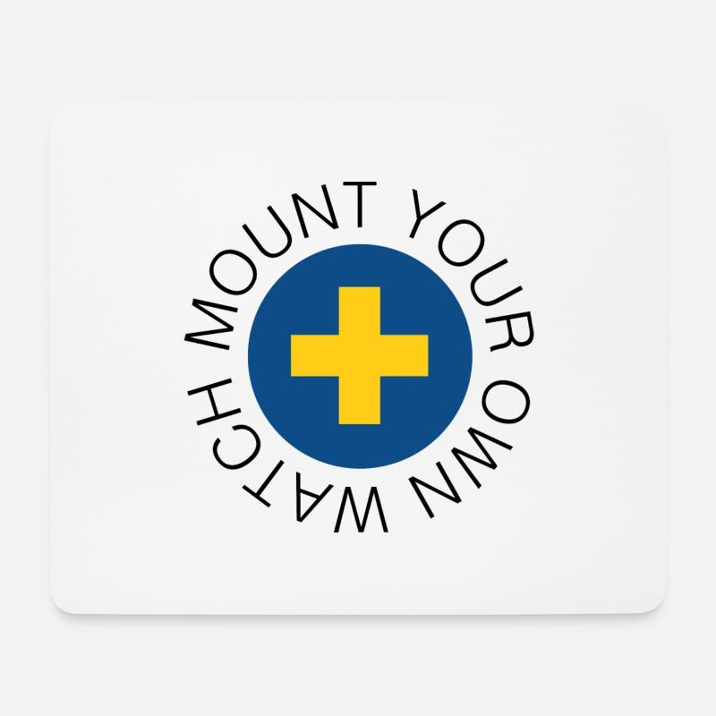Swikeatch - Mousepad (Querformat) - Weiß