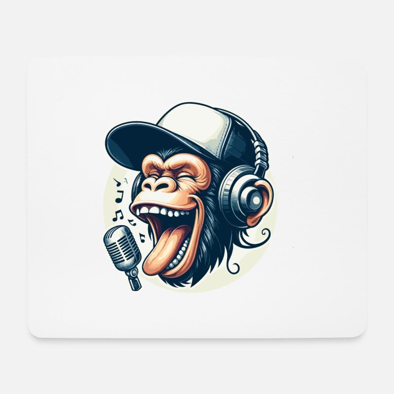 SING SING SING - Mouse Pad (horizontal) - white