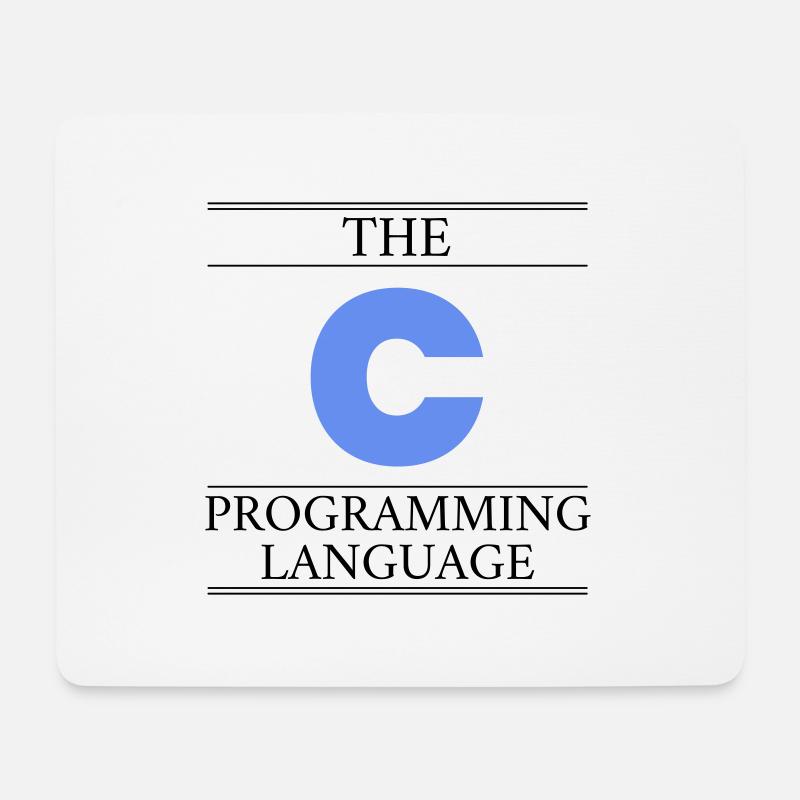 Le langage de programmation C - Tapis de souris (format paysage) - blanc
