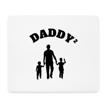 Proud Father Kid Boy Black - Mouse Pad (horizontal) - white - Front