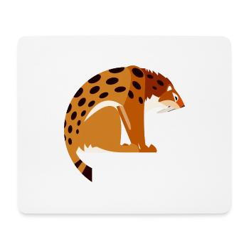 smilodon1 - Mousepad (Querformat) - Weiß - Vorne