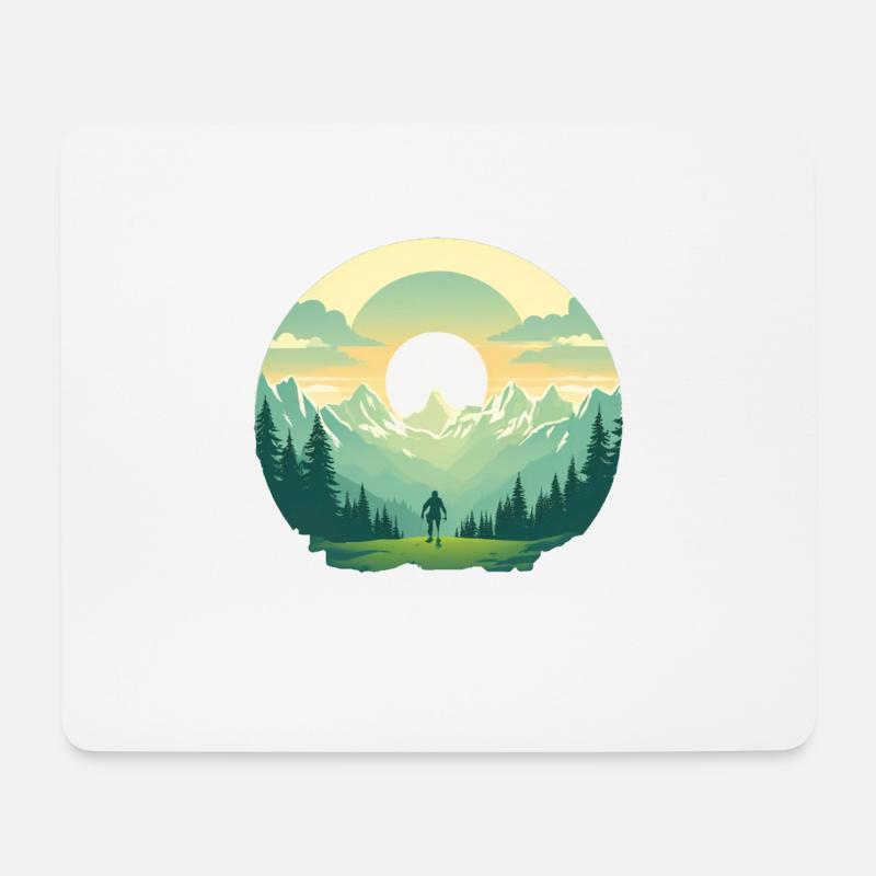Adventure Awaits - Mousepad (Querformat) - Weiß