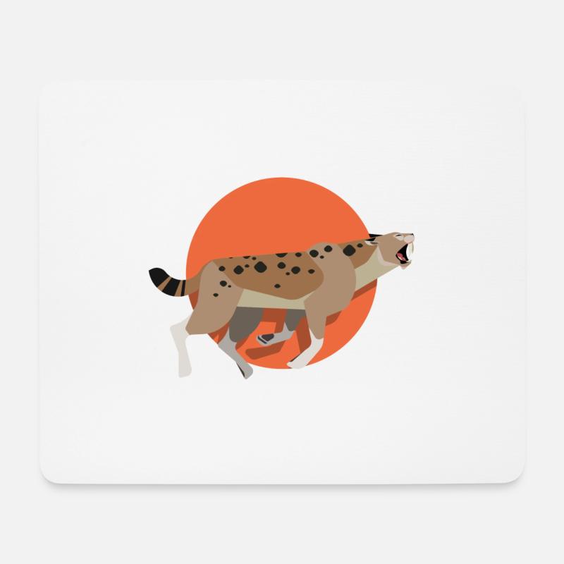 Smilodon - Mousepad (Querformat) - Weiß