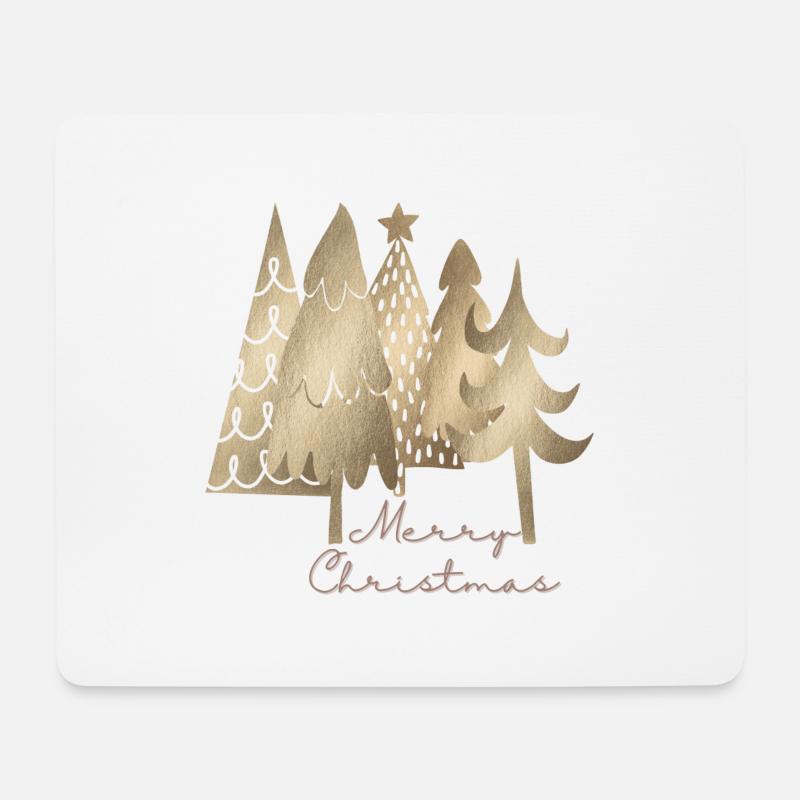 Merry Christmas - Mousepad (Querformat) - Weiß