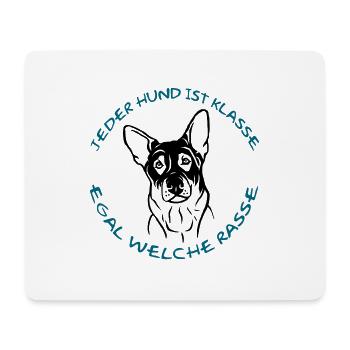 Tous les chiens sont formidables - Berger allemand - Tapis de souris (format paysage) - blanc - Devant