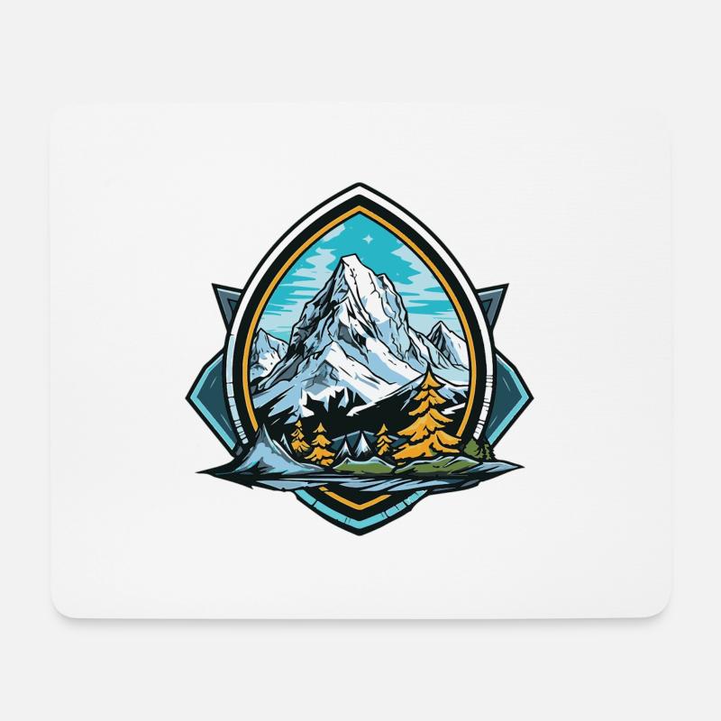 Mountain Mountain - Mouse Pad (horizontal) - white