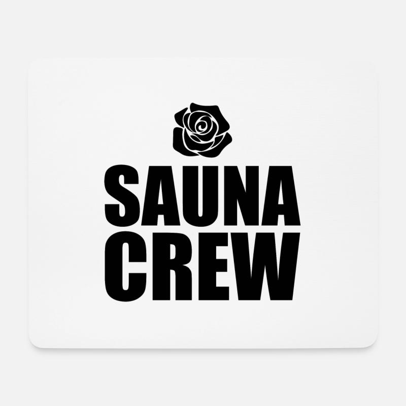 Sauna Wellness Spa - Mousepad (Querformat) - Weiß