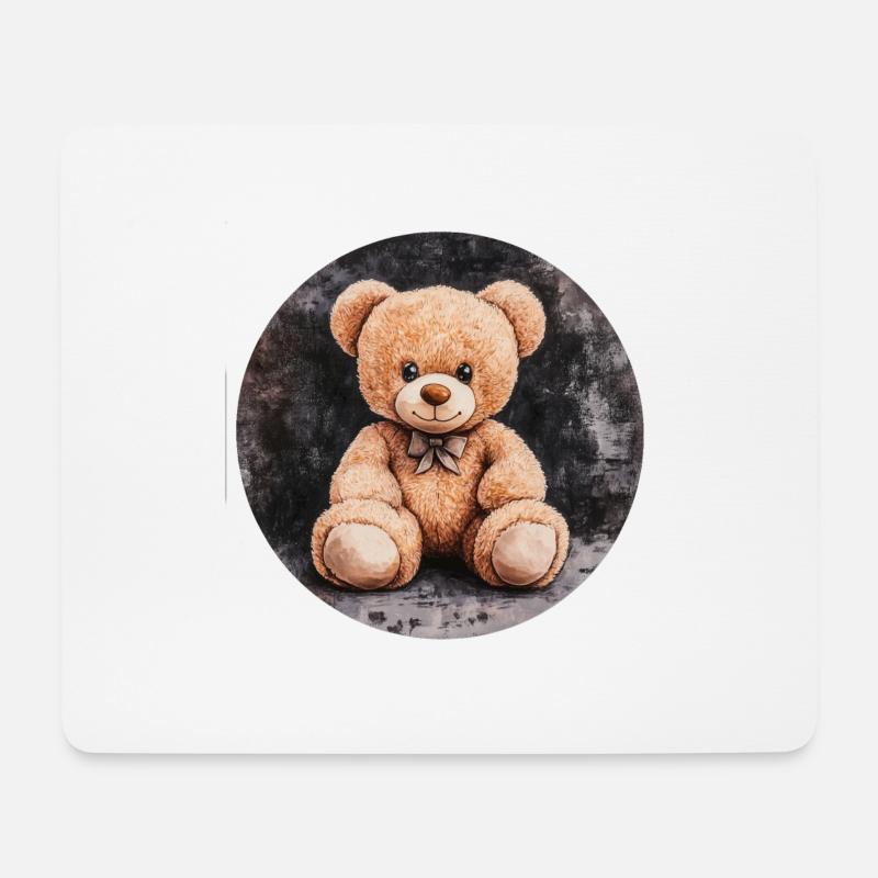 Lieblingsbär: Zeitlose Kuschelfreude! - Mousepad (Querformat) - Weiß