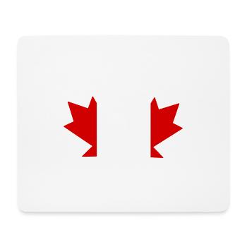 kanada canada ahornblatt - Mousepad (Querformat) - Weiß - Vorne