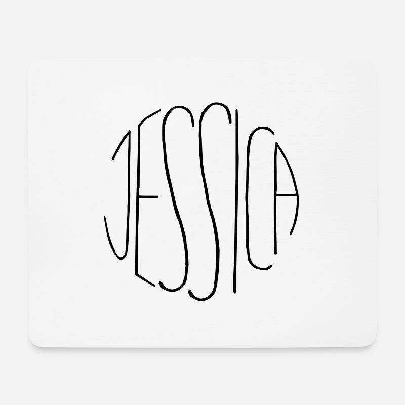 Jessica - Mouse Pad (horizontal) - white
