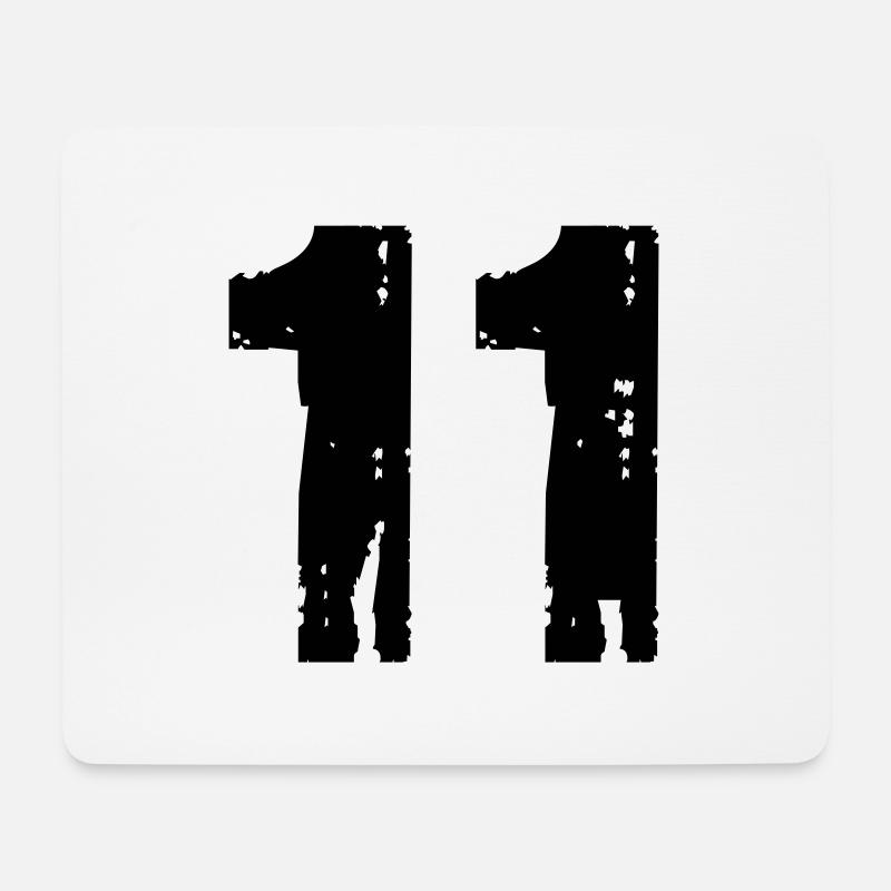 11 - Mousepad (Querformat) - Weiß