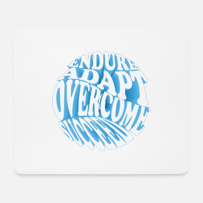 Rüsten Sie sich für den Erfolg: Wir befähigen Sie, - Mousepad (Querformat) - Weiß