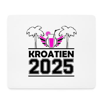 Croatie 2025 - Tapis de souris (format paysage) - blanc - Devant