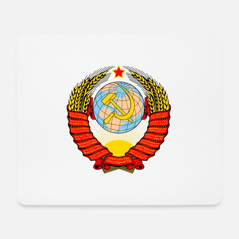 USSR soviet union - Mousepad (Querformat) - Weiß