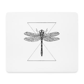 Dragonfly - Mouse Pad (horizontal) - white - Front