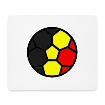  Drapeau Belgique Coupe du monde - Tapis de souris (format paysage) - blanc - Devant
